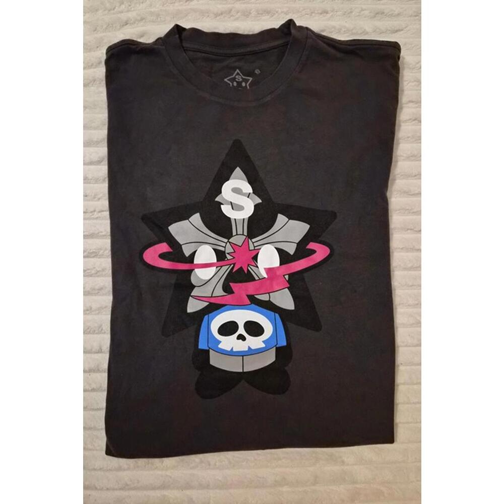 Sukamii Graphic Print Black T-Shirt XL